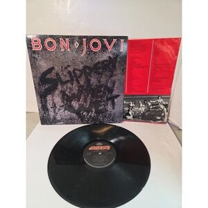 Bon Jovi Slippery When Wet LP 1986 Mercury 830264-1 Sterling Original Press - EX